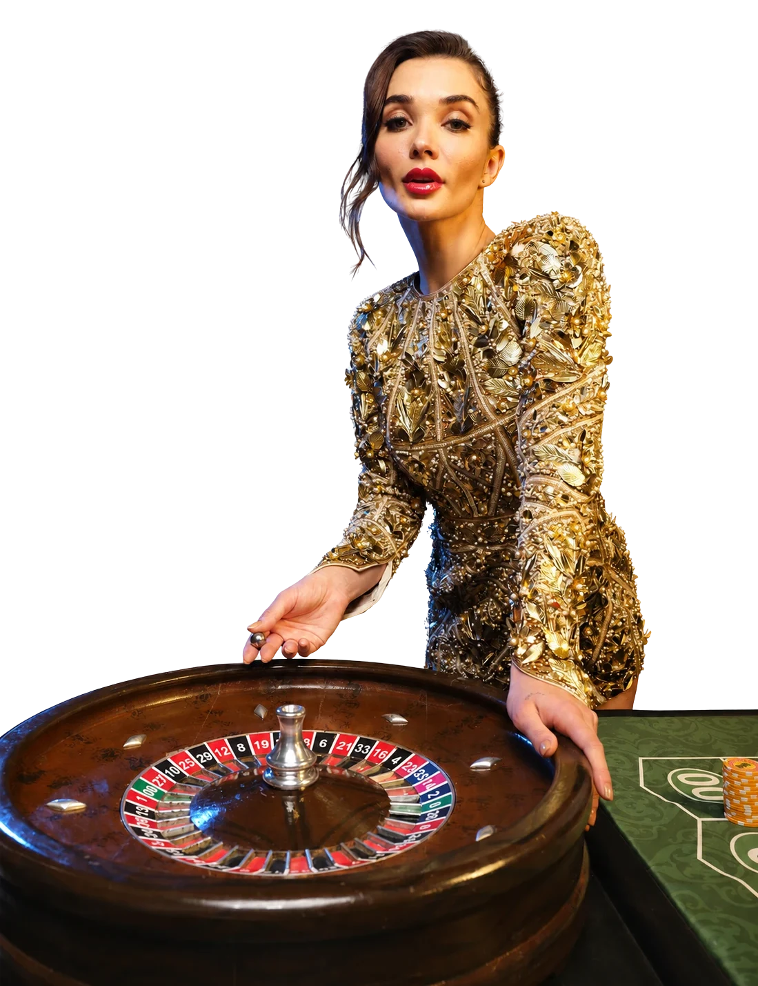 Amy Jackson casino talent portrait