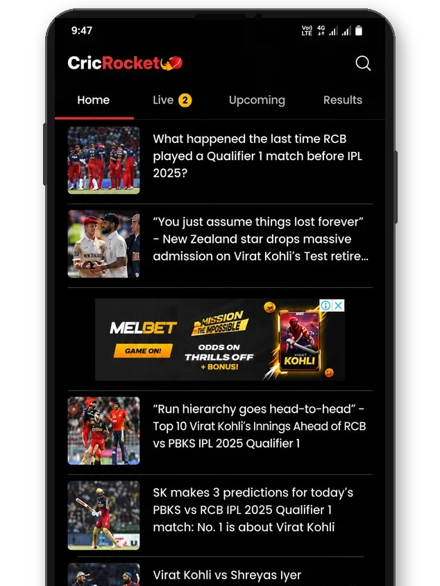 In-feed app activation